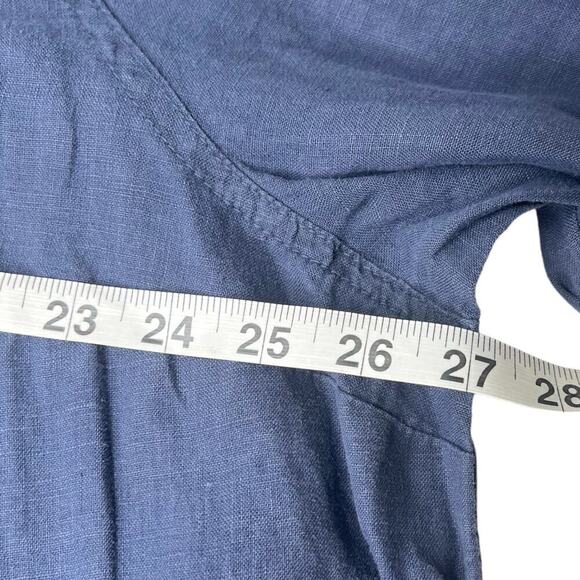 New Women’s Michael Stars Eleanor Linen Shirt Dress Size: 2X - Picture 10 of 11